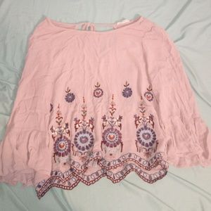 Bell sleeve top